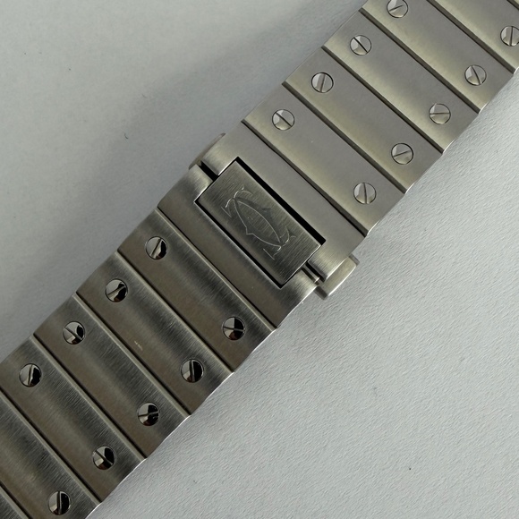 21mm Quick Switch Smart Links 39.8mm Santos de Cartier Watch 316L Steel Bracelet - Picture 4 of 13